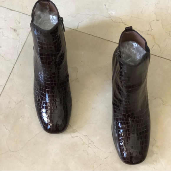 Donald J Pliner Ankle Cayto Boots Croc Embossed - Picture 8 of 15